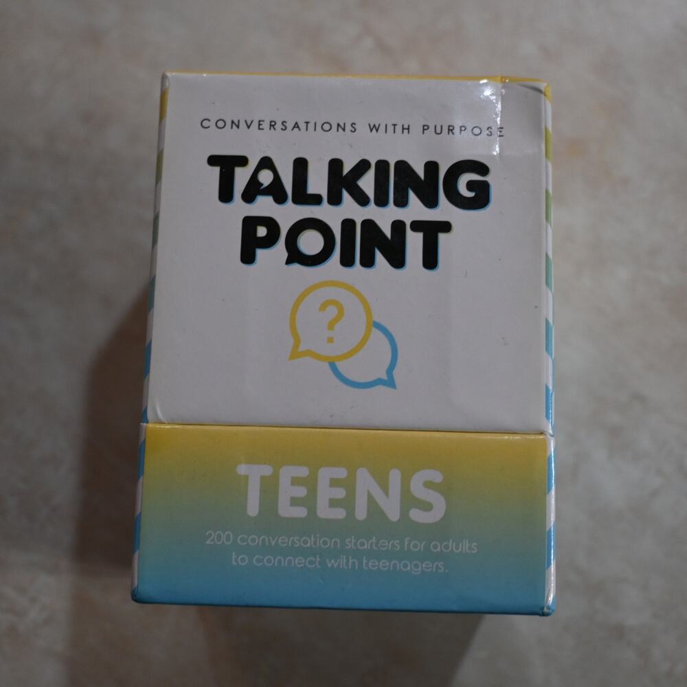 Talking Point Teens Conversation Card Game (200 Cards, Ages 12+)